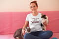 Miniatyrbild 3 av 4: Katt dam t-shirt - andra planer med min katt