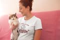 Miniatyrbild 4 av 4: Katt dam t-shirt - andra planer med min katt