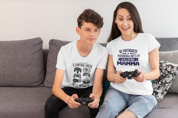 Mamma T-shirt Viktigaste personerna i mitt liv kallar mig mamma