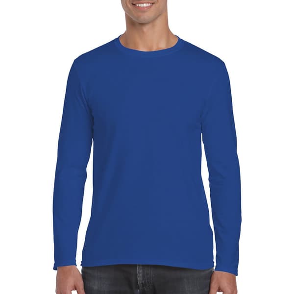 Gildan Mens Soft Style långärmad T-shirt (5 st)