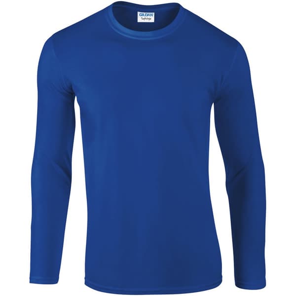 Gildan Mens Soft Style långärmad T-shirt (5 st)
