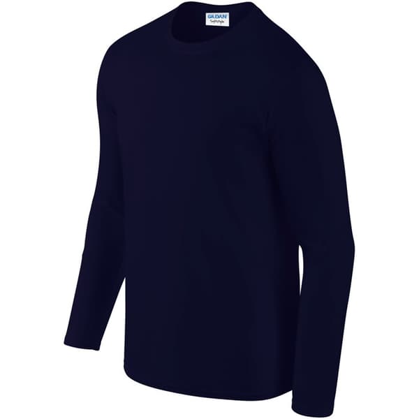 Gildan Mens Soft Style Long Sleeve T-Shirt (Pack Of 5)