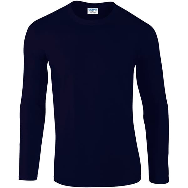 Gildan Mens Soft Style långärmad T-shirt (5 st)
