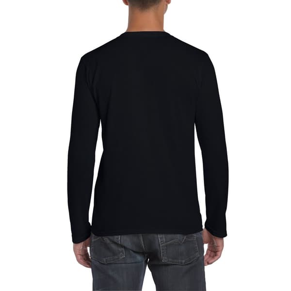 Gildan Mens Soft Style långärmad T-shirt (5 st)
