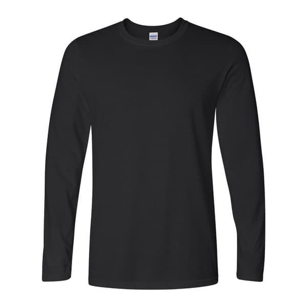 Gildan Mens Soft Style långärmad T-shirt (5 st)