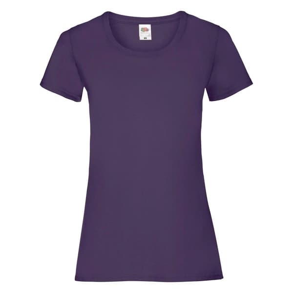Fruit Of The Loom Ladies/Womens Lady-Fit Valueweight Short Sleeve T-Shirt (Pack Of 5)