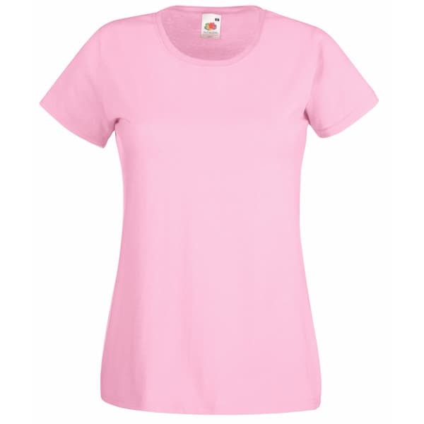 Fruit Of The Loom Ladies/Womens Lady-Fit Valueweight Short Sleeve T-Shirt (Pack Of 5)