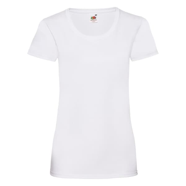Fruit Of The Loom Ladies/Womens Lady-Fit Valueweight Short Sleeve T-Shirt (Pack Of 5)