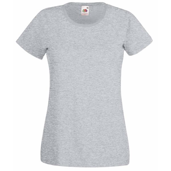 Fruit Of The Loom Ladies/Womens Lady-Fit Valueweight Short Sleeve T-Shirt (Pack Of 5)
