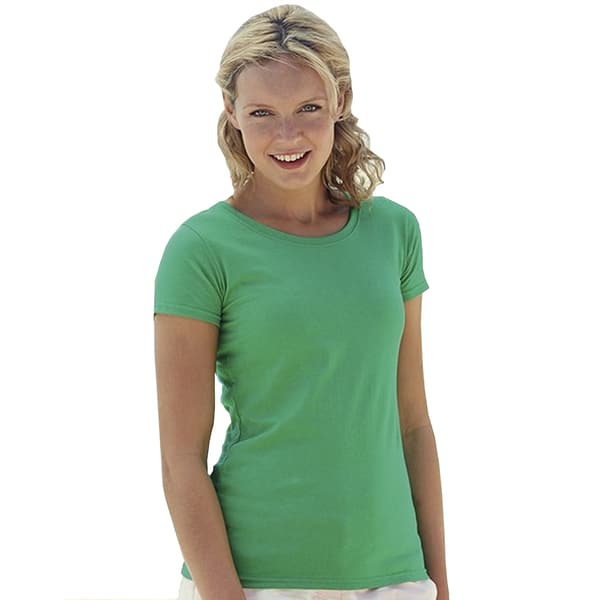Fruit Of The Loom Ladies/Womens Lady-Fit Valueweight Short Sleeve T-Shirt (Pack Of 5)