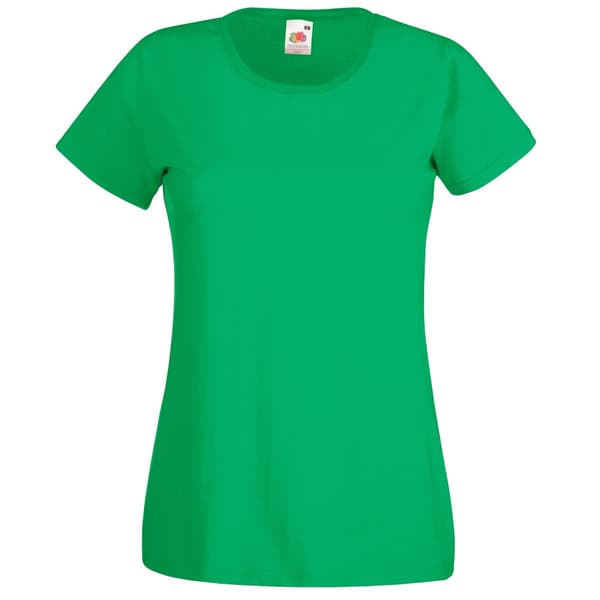 Fruit Of The Loom Ladies/Womens Lady-Fit Valueweight Short Sleeve T-Shirt (Pack Of 5)