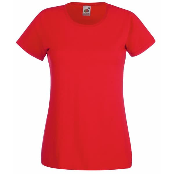 Fruit Of The Loom Ladies/Womens Lady-Fit Valueweight Short Sleeve T-Shirt (Pack Of 5)