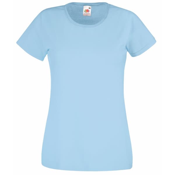 Fruit Of The Loom Ladies/Womens Lady-Fit Valueweight Short Sleeve T-Shirt (Pack Of 5)