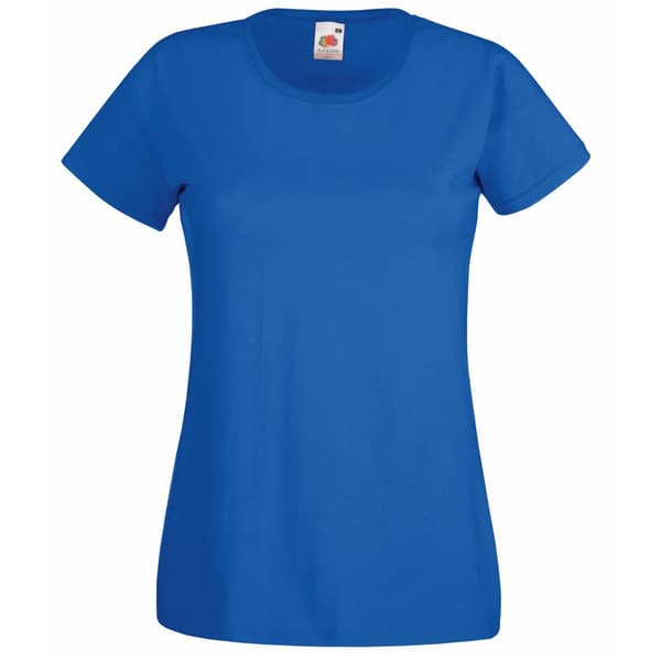 Fruit Of The Loom Ladies/Womens Lady-Fit Valueweight Short Sleeve T-Shirt (Pack Of 5)