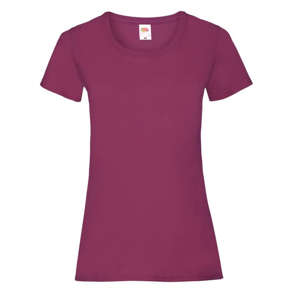 Fruit Of The Loom Ladies/Womens Lady-Fit Valueweight Short Sleeve T-Shirt (Pack Of 5)