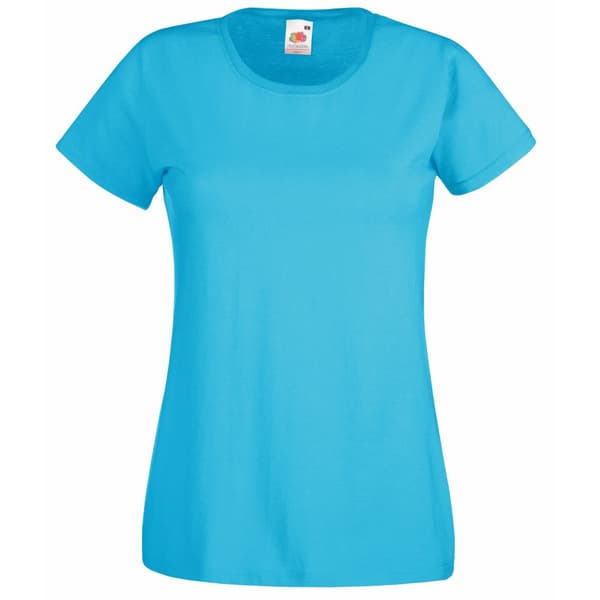 Fruit Of The Loom Ladies/Womens Lady-Fit Valueweight Short Sleeve T-Shirt (Pack Of 5)