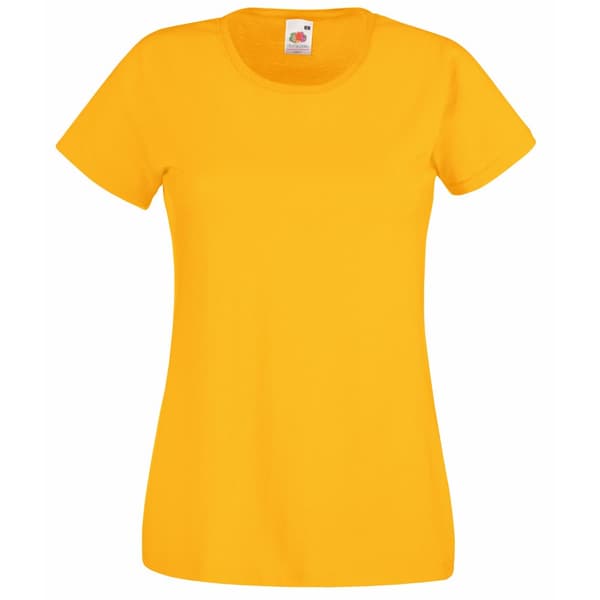Fruit Of The Loom Ladies/Womens Lady-Fit Valueweight Short Sleeve T-Shirt (Pack Of 5)
