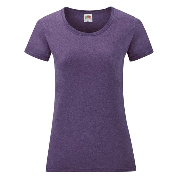 Fruit Of The Loom Ladies/Womens Lady-Fit Valueweight Short Sleeve T-Shirt (Pack Of 5)