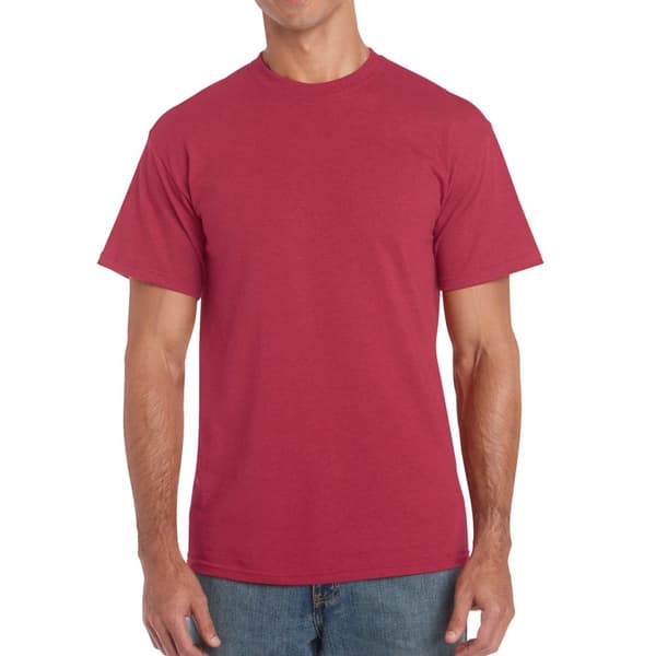 Gildan Mens Heavy Cotton Short Sleeve T-Shirt (Pack Of 5)