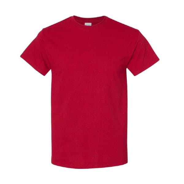 Gildan Mens Heavy Cotton Short Sleeve T-Shirt (Pack Of 5)