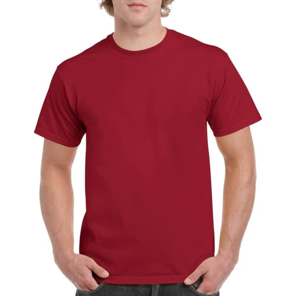Gildan Mens Heavy Cotton Short Sleeve T-Shirt (Pack Of 5)