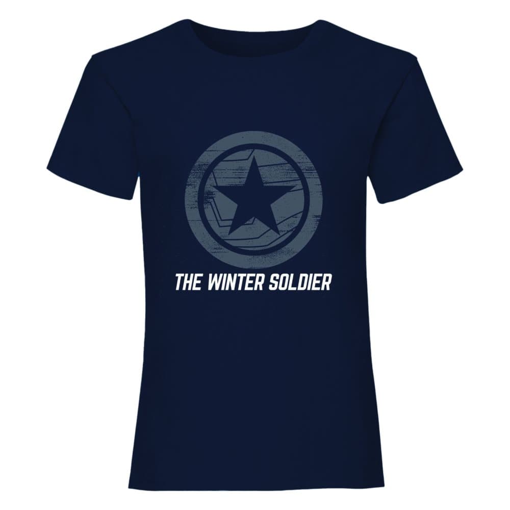 Marvel T-shirt med logotyp från The Winter Soldier för flickor