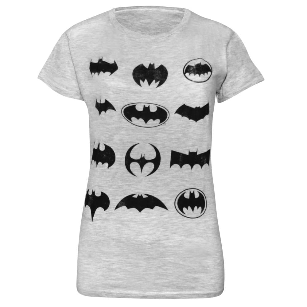 DC Comics Kvinnor/Damer Evolution Batman Distressed Boyfriend T-Shirt