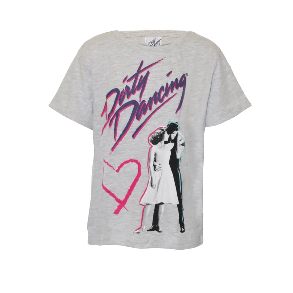 Dirty Dancing Girls Classic Logo Cropped T-Shirt för flickor