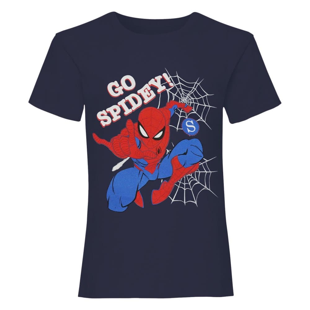 Spider-Man Tyg för flickor Go Spidey T-Shirt