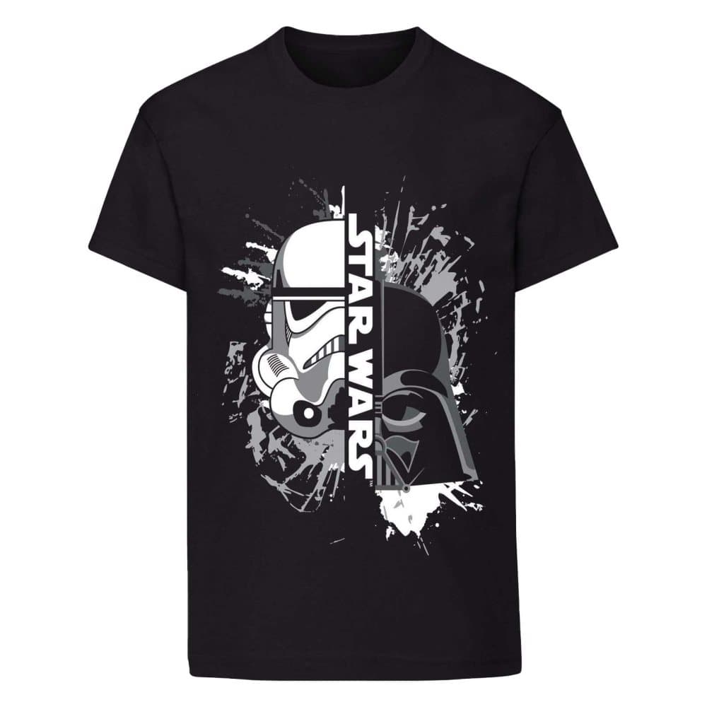 Star Wars Flickor Vader och Stormtrooper mask T-Shirt