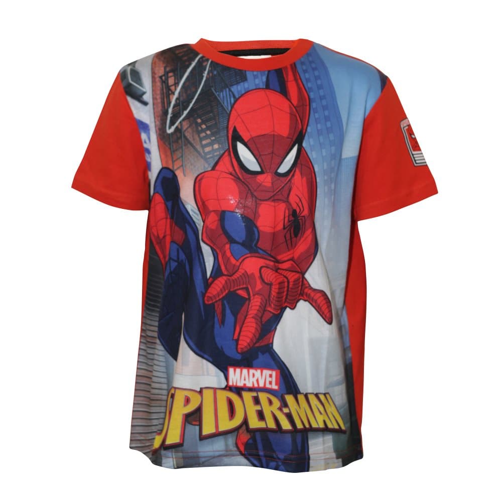 Spider-Man Flickor som svänger genom staden T-Shirt