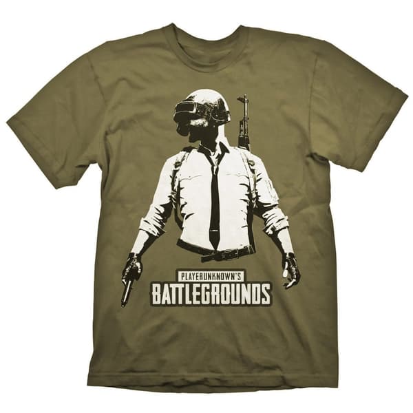 PUBG, T-paita - Guy Stencil Khaki