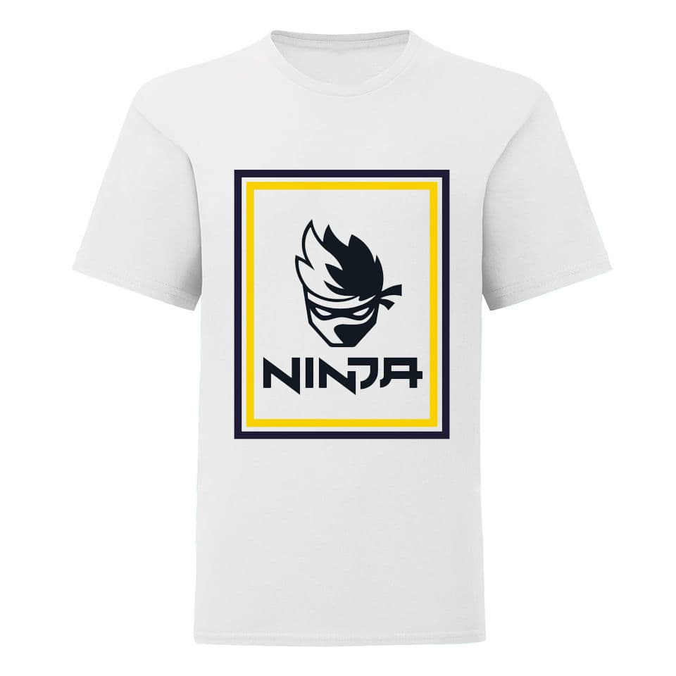 Ninja T-shirt med logotyp för flickor
