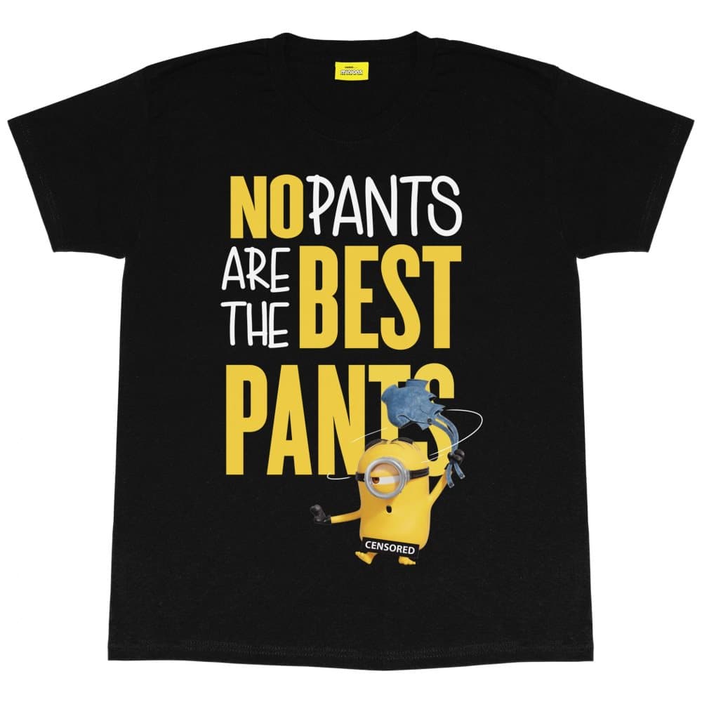 Minions T-shirt för män utan byxor är de bästa byxorna