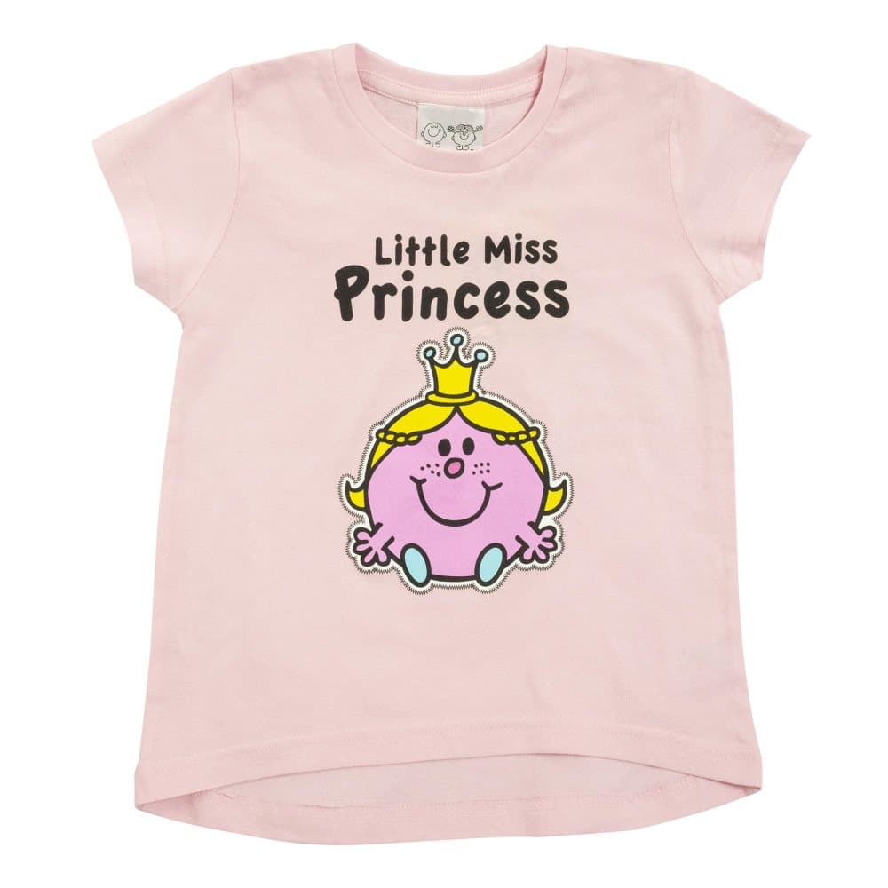 Little Miss T-shirt för flickor med prinsessa