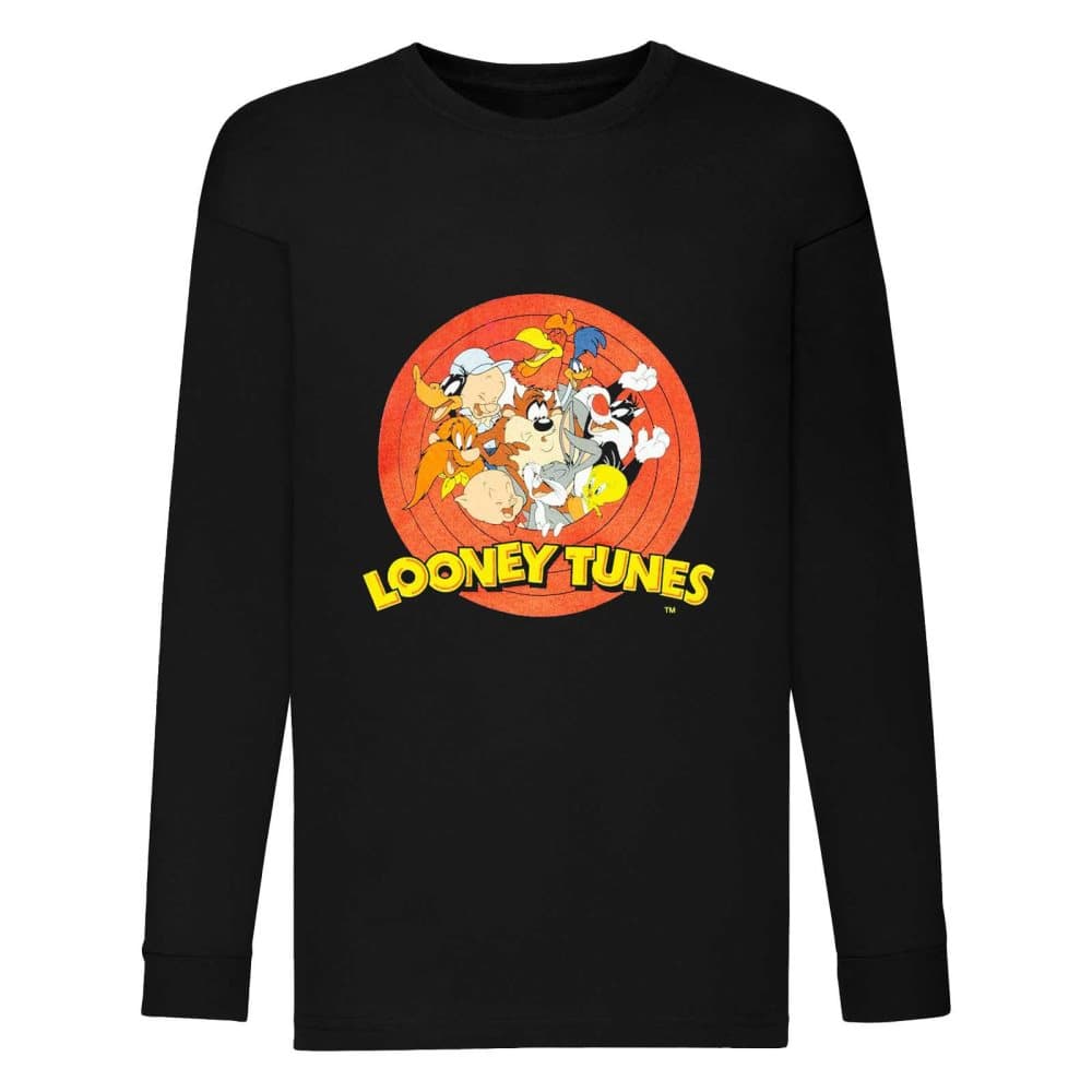 Looney Tunes Boys Group Shot långärmad T-shirt