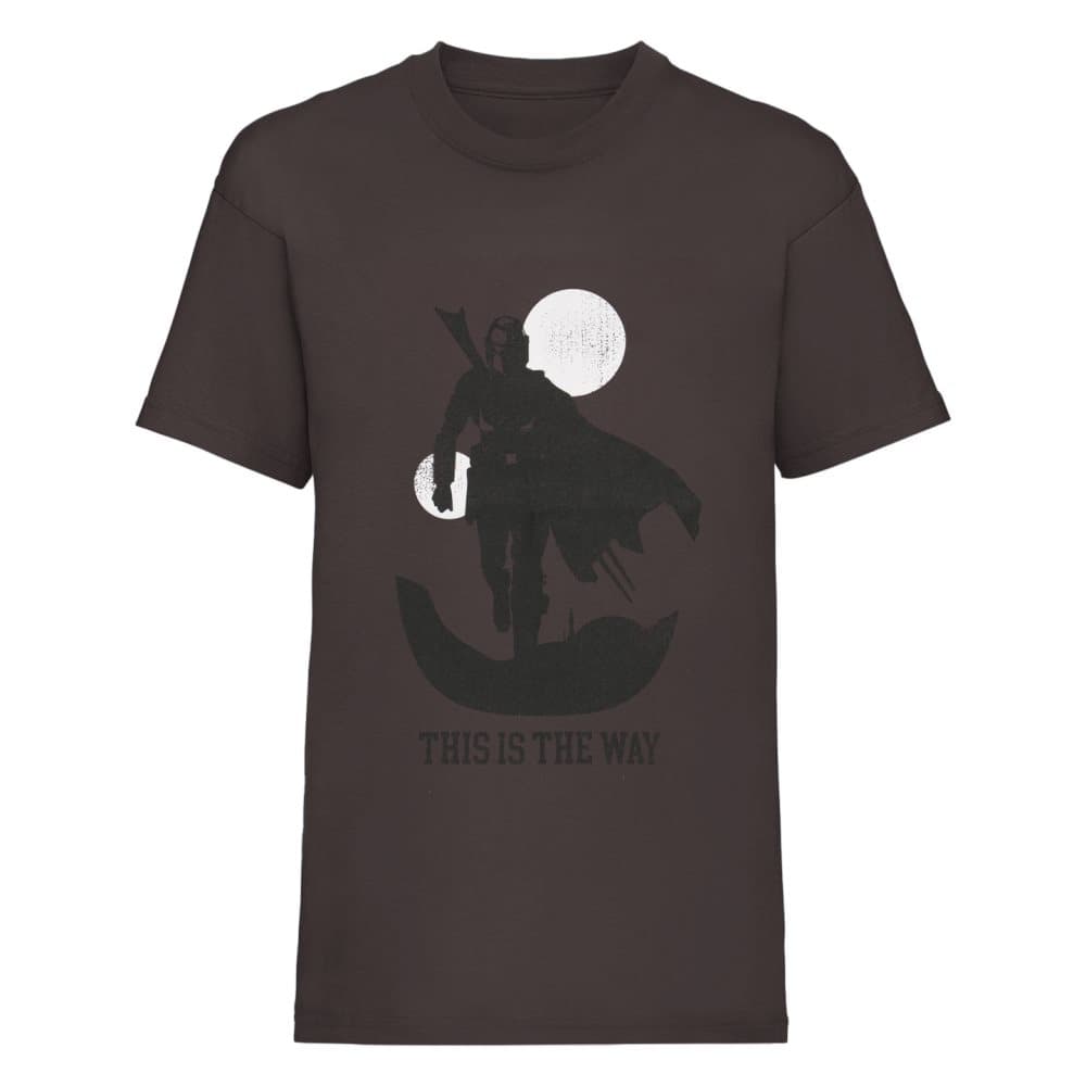 Star Wars: The Mandalorian T-shirt för män med den här vägen
