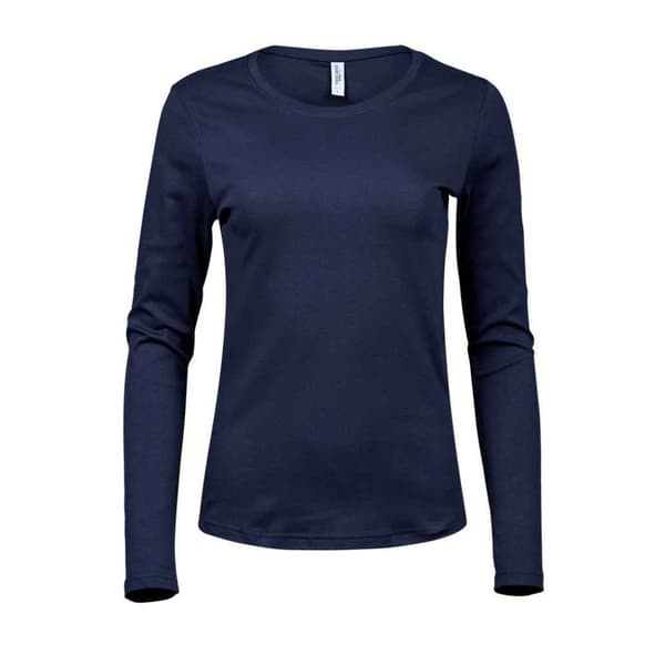 Tee Jays Interlock långärmad T-shirt för kvinnor och damer