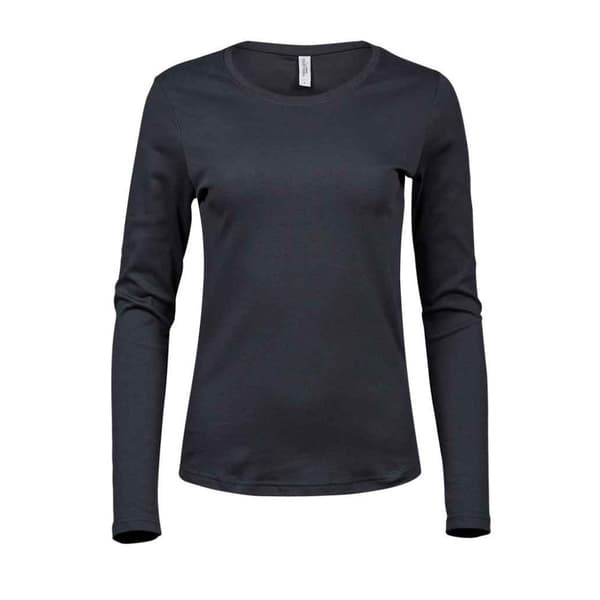 Tee Jays Interlock långärmad T-shirt för kvinnor och damer