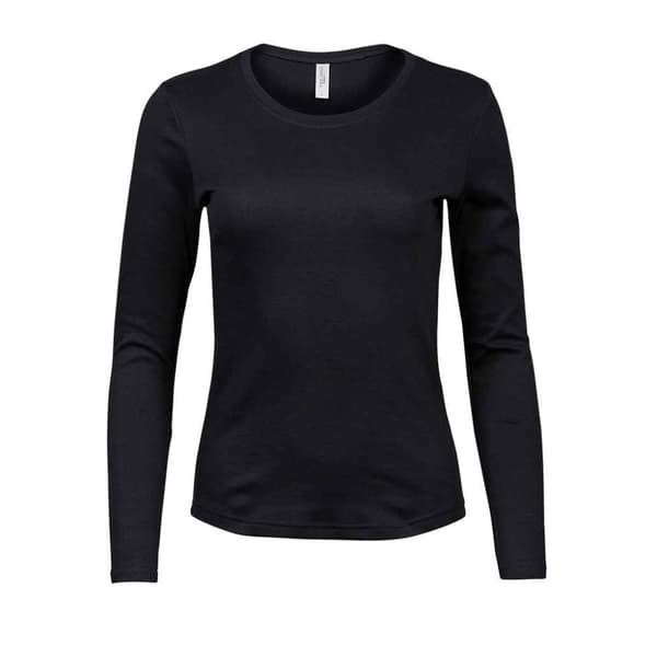 Tee Jays Interlock långärmad T-shirt för kvinnor och damer