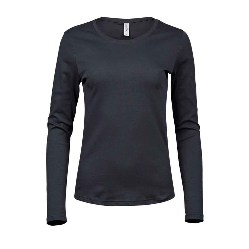 Tee Jays Interlock långärmad T-shirt för kvinnor och damer