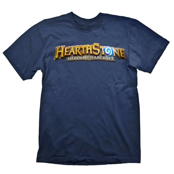 Hearthstone, T-Shirt - Logo Marinblå S