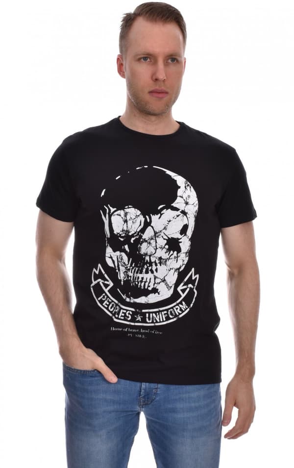 Peoples Uniform - Hendrix Tee Svart XL