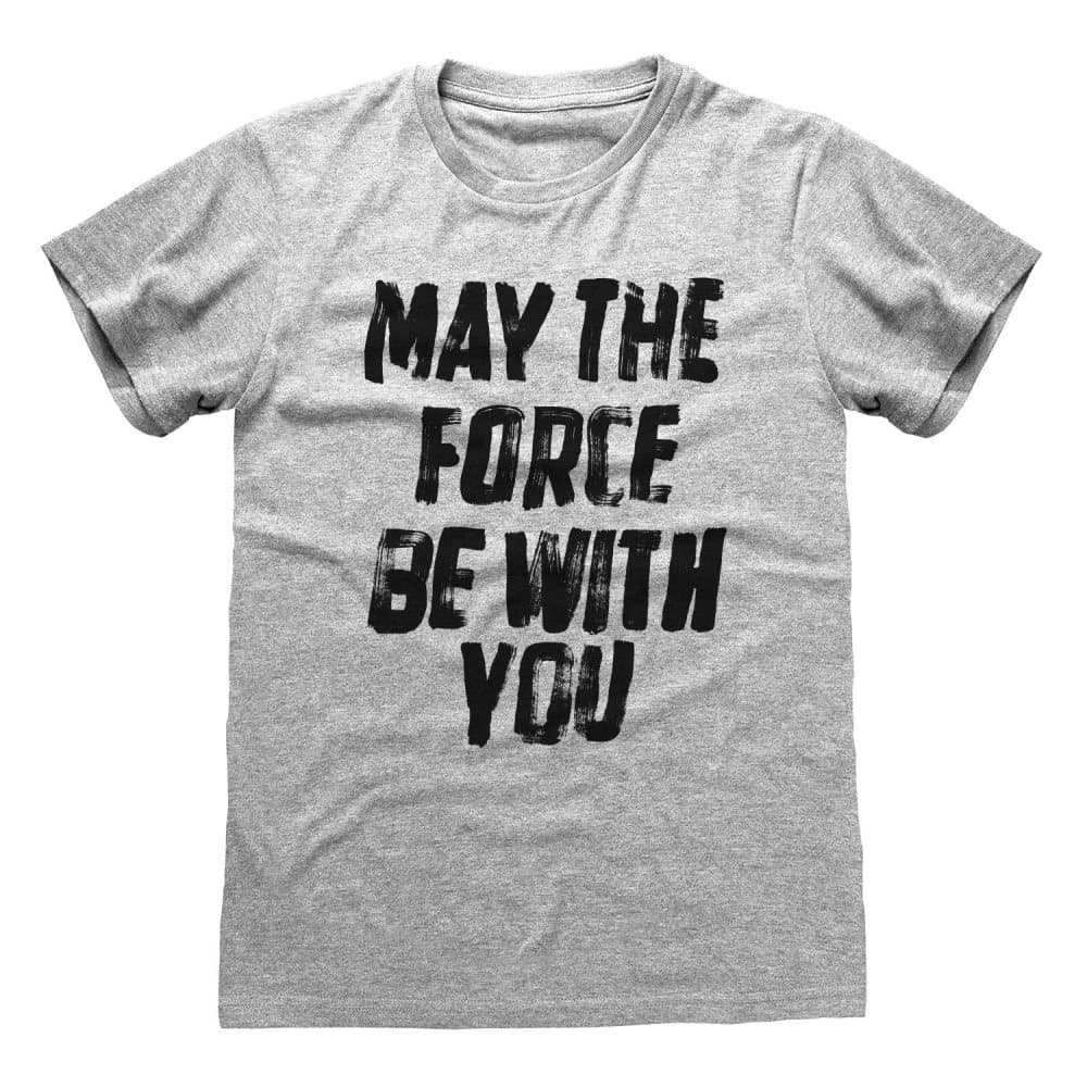 Star Wars Mens Må kraften vara med dig Heather T-Shirt
