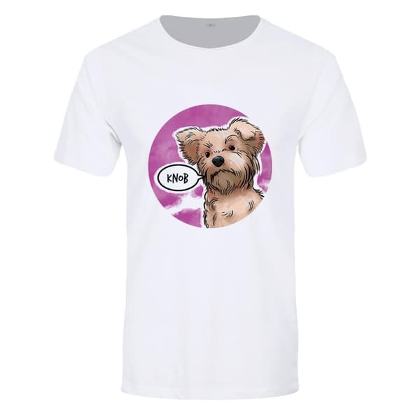 Cute But Abusive T-shirt för män med knopp White/Pink M