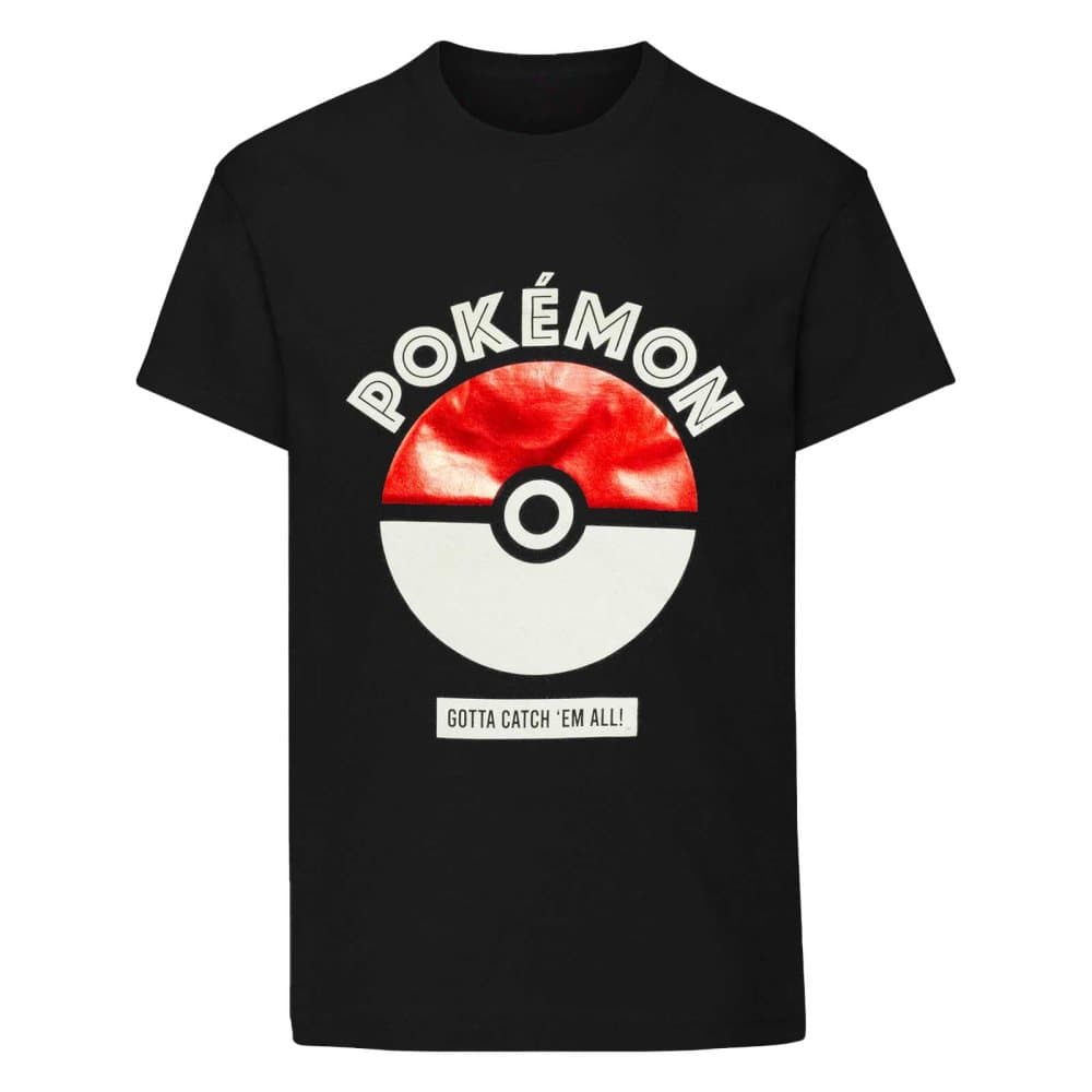 Pokemon Pojkar Catch Em All Pokeball T-Shirt