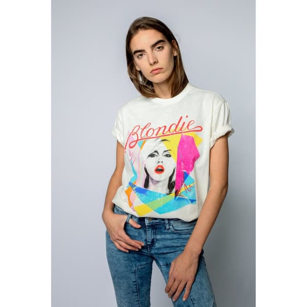 Amplified Unisex vuxen Ahoy 80s Blondie T-Shirt