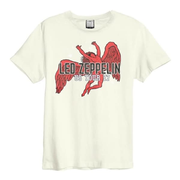 Débardeur Unisexe Led Zeppelin - 100% Coton - Imprimé Logo Officiel - Coupe Droite - Taille L (environ 110.5 Cm)