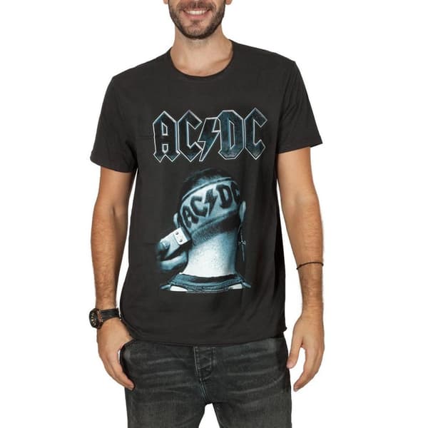 Amplified Unisex Adult Clipped AC/DC T-Shirt