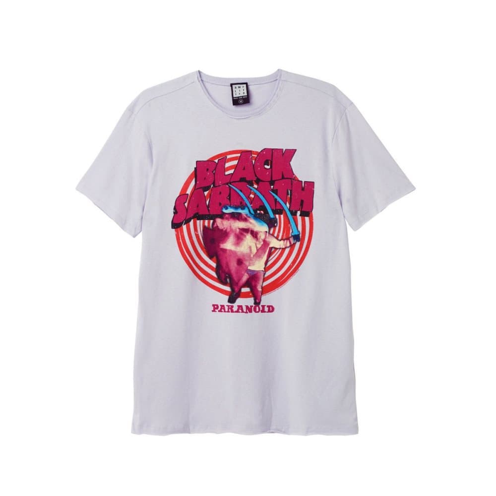 Amplified Paranoid Black Sabbath T-Shirt för män